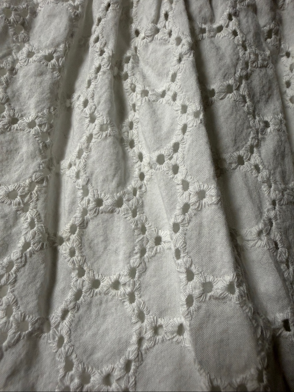 Cherokee white lace summer straps fully lined dress, XS 4/5 - Picture 4 of 4